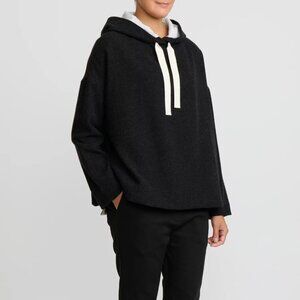 Album di Famiglia Serie Numerata Wool & Cashmere Hoodie in Slate Grey